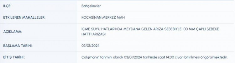 Hazırlıkları tam yapın! Sularınızı hazırlayın
