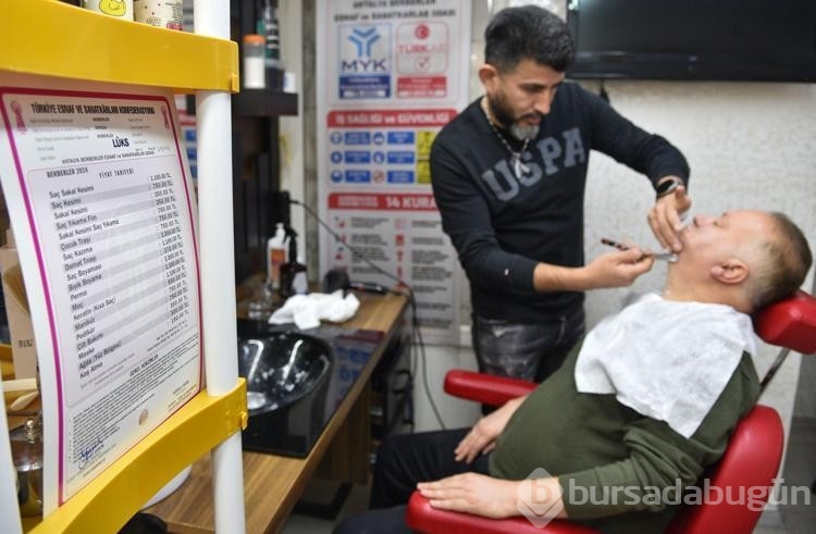 Antalya'da 'Lüks' tarifede tıraş 1100 lira
