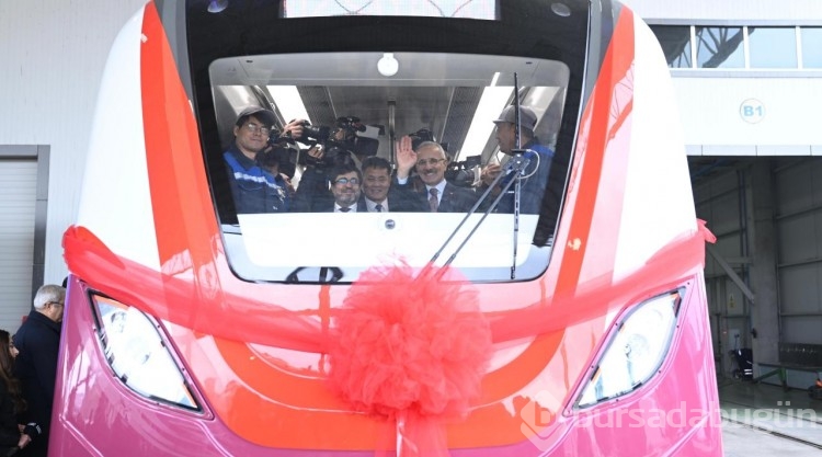 Sürücüsüz yerli tren seti hazır