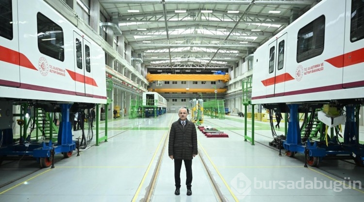 Sürücüsüz yerli tren seti hazır