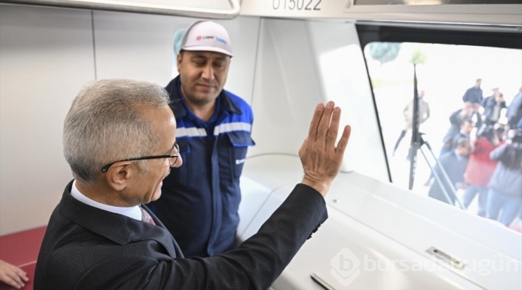 Sürücüsüz yerli tren seti hazır