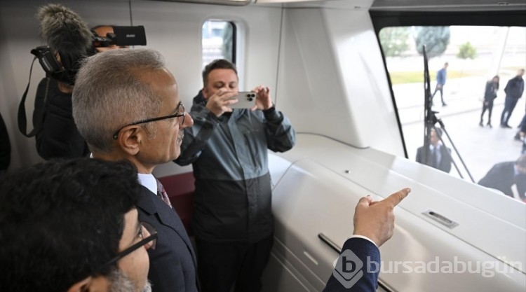 Sürücüsüz yerli tren seti hazır