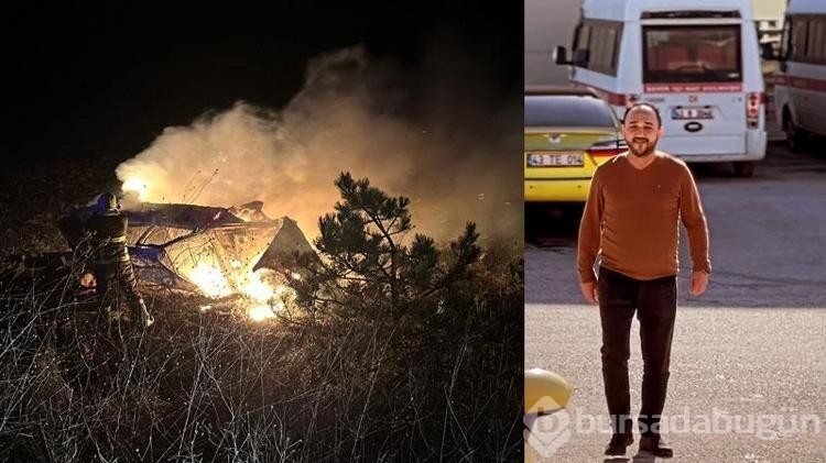 Takla atıp alev alan otomobilde hayatını kaybetti
