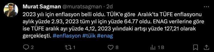 Ekonomistler TÜİK'in açıkladığı enflasyon rakamını nasıl değerlendirdi?
