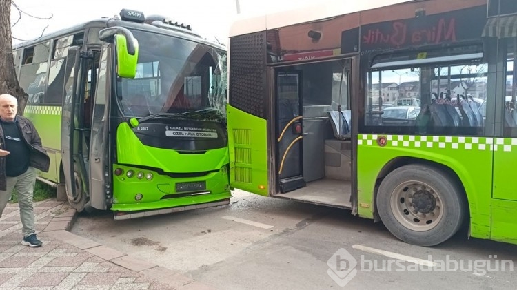 Kocaeli'de yolcu otobüsleri çarpıştı: 6 yaralı
