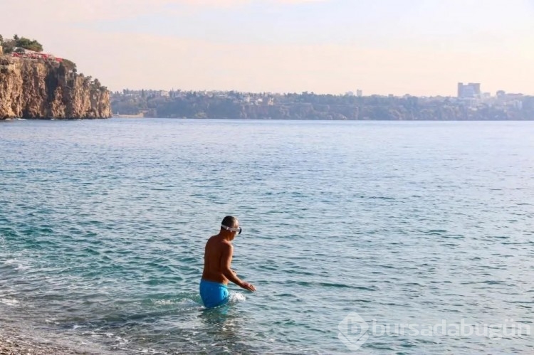Antalya'da yaz hala devam ediyor