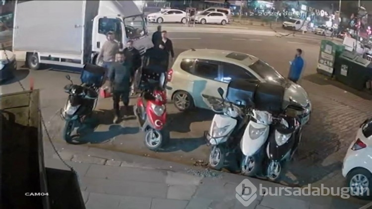 İstanbul'da pizzacıya park yeri baskını
