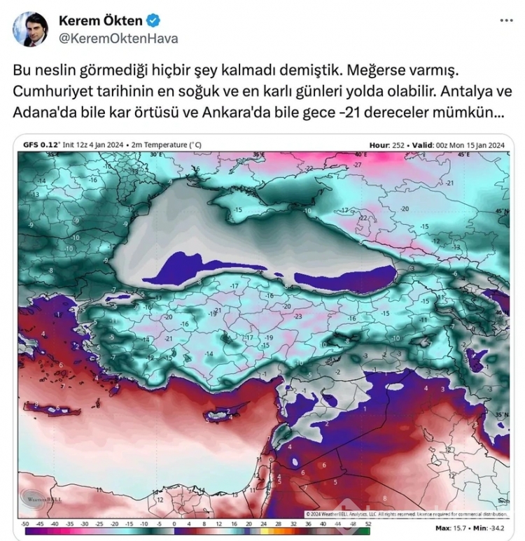 İstanbul'a "Sibirya soğuğu" uyarısı