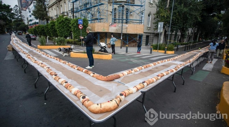 4.5 km'lik hamur işi Guinness rekorunu kırdı