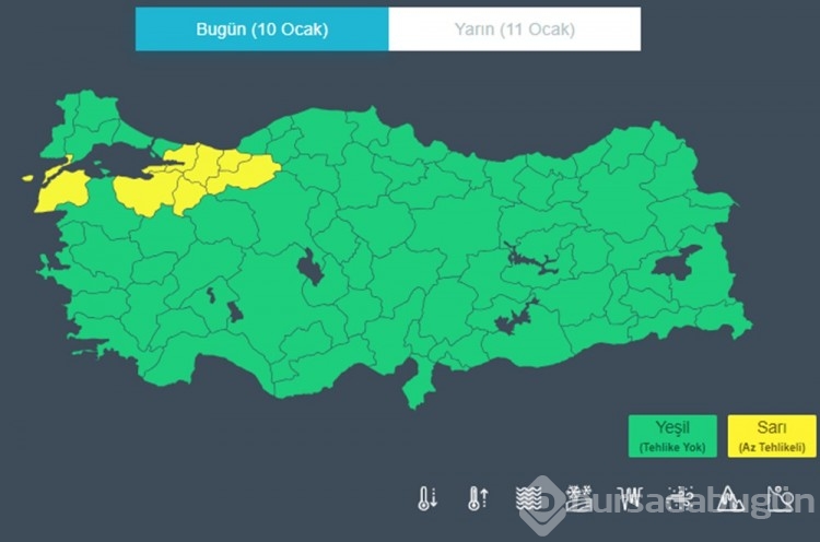 Meteoroloji'den 8 il için kuvvetli kar uyarısı
