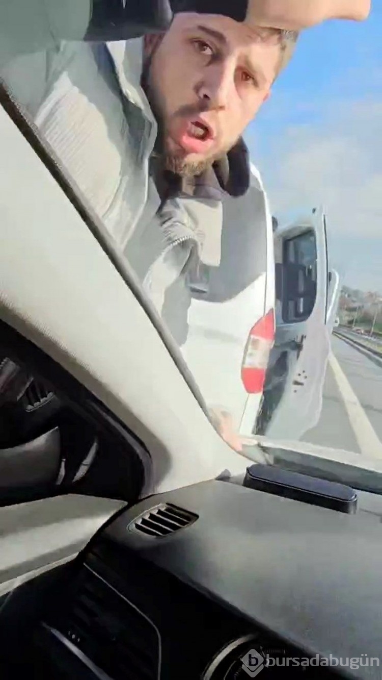 TEM'de yol kesen magandanın ehliyeti iptal edildi
