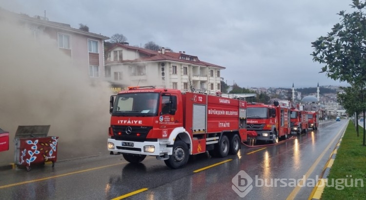 Sakarya'da spor salonunda yangın çıktı!