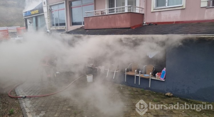 Sakarya'da spor salonunda yangın çıktı!