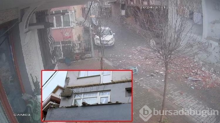 Kağıthane'de balkon çöktü