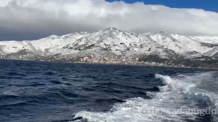 Marmara Adası'nı tipi vurdu