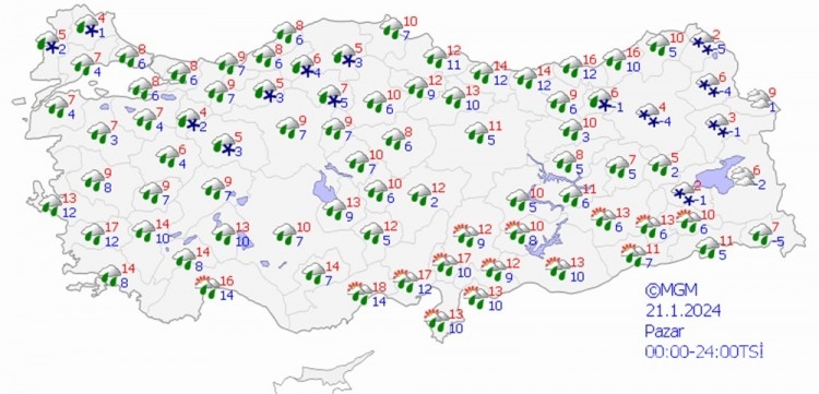 Hafta sonu sıcaklık 10 derece düşecek!