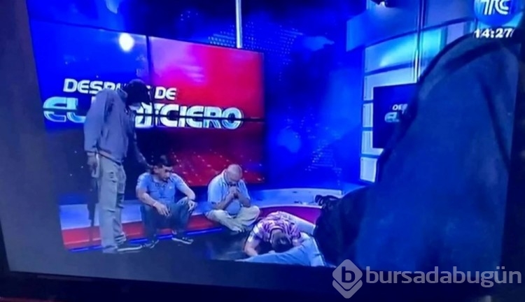 Ekvador'da canlı yayın baskını
