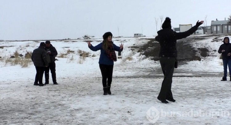 Kars Çıldır Gölü'nde Kafkas dansı