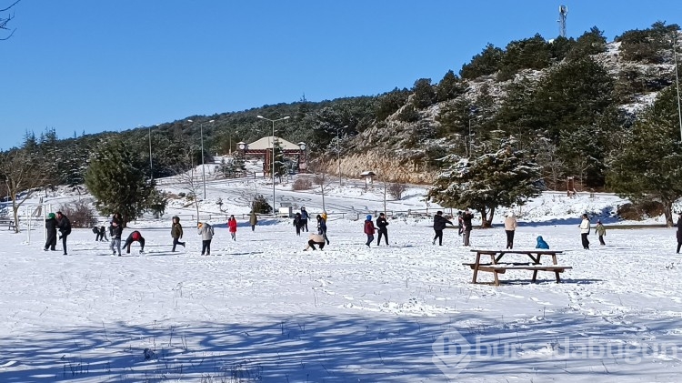 İzmirlilerin kar keyfi