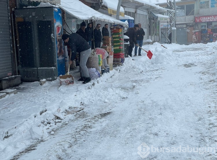 Van Başkale kara teslim oldu