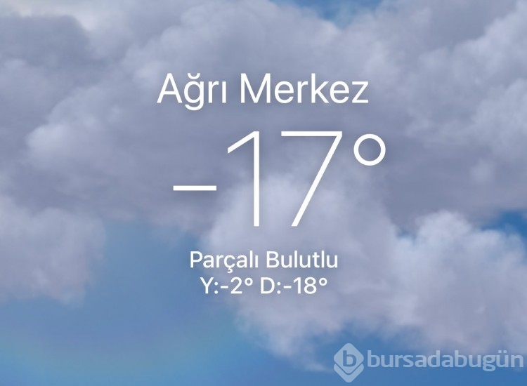 Ağrı'da dev buz sarkıtları oluştu