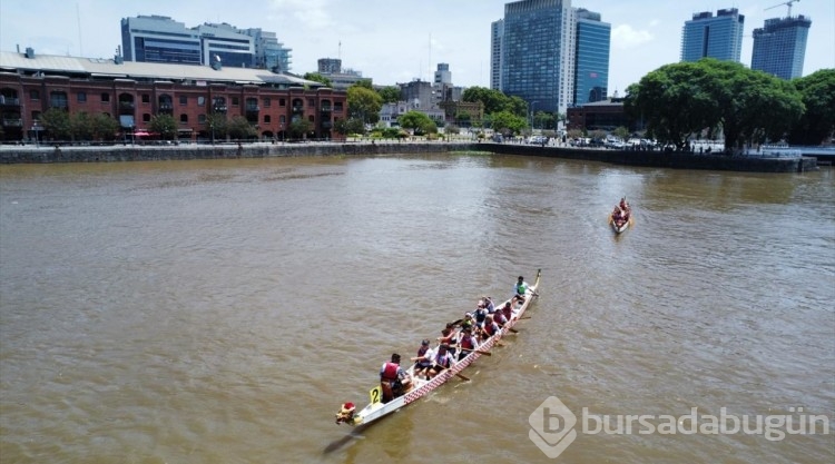 Arjantin'in geleneksel 'Dragon Boat' yarışları