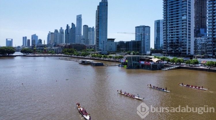 Arjantin'in geleneksel 'Dragon Boat' yarışları