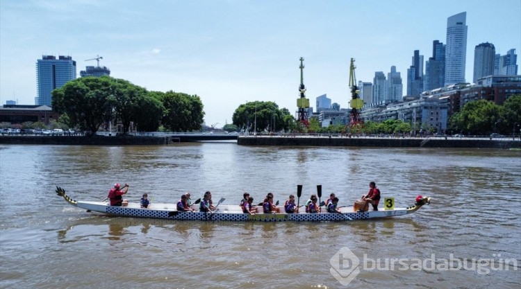 Arjantin'in geleneksel 'Dragon Boat' yarışları