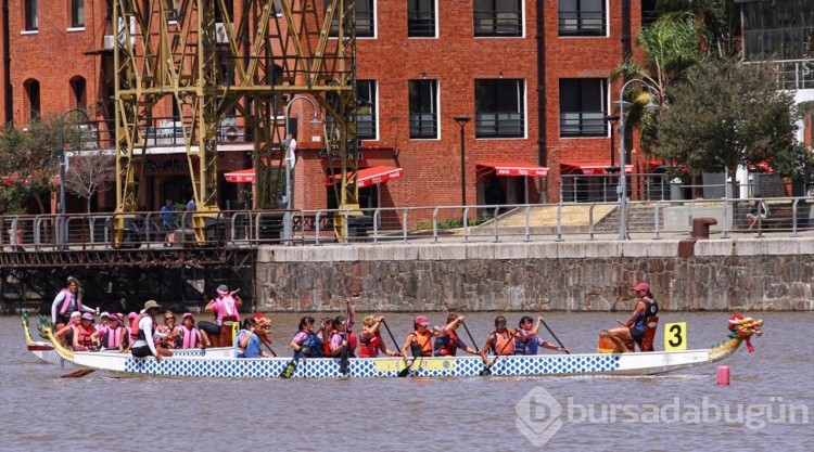 Arjantin'in geleneksel 'Dragon Boat' yarışları