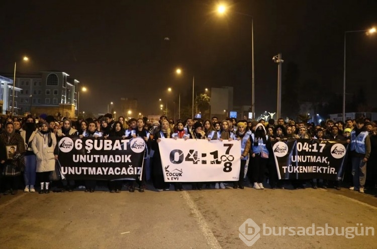 Hayatını kaybedenler için sessiz yürüyüş
