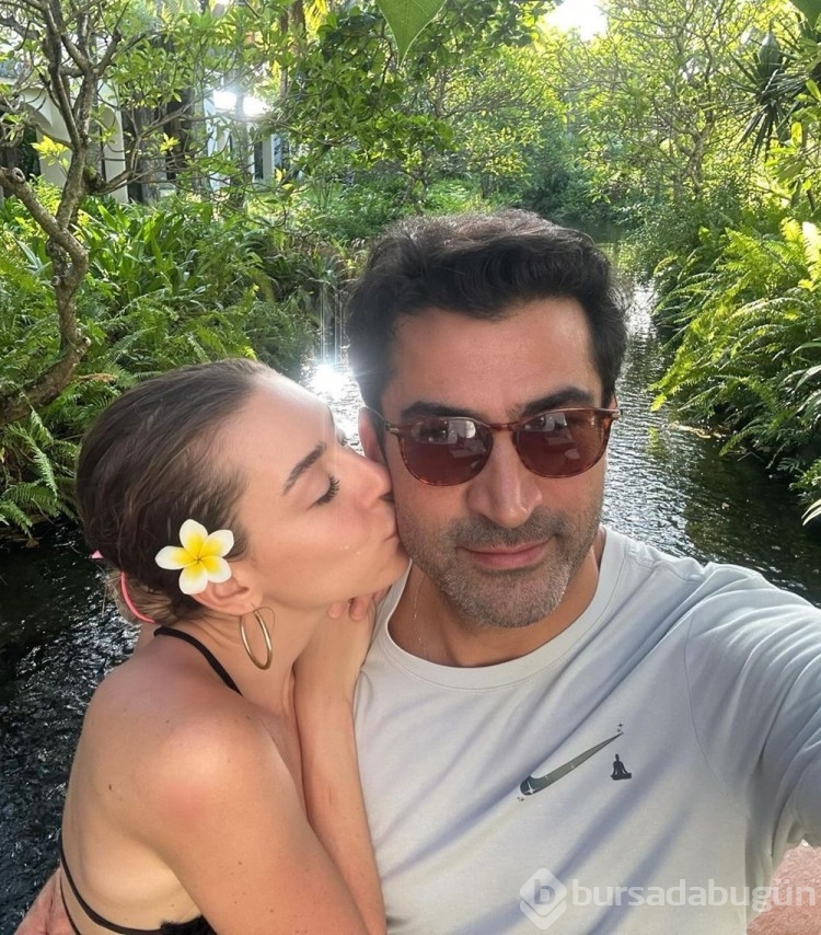 Kenan İmirzalıoğlu ve Sinem Kobal'dan tatil pozları