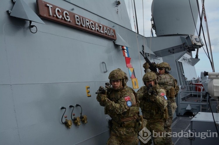 TCG BURGAZADA'nın Doğu Akdeniz'deki görevi başladı
