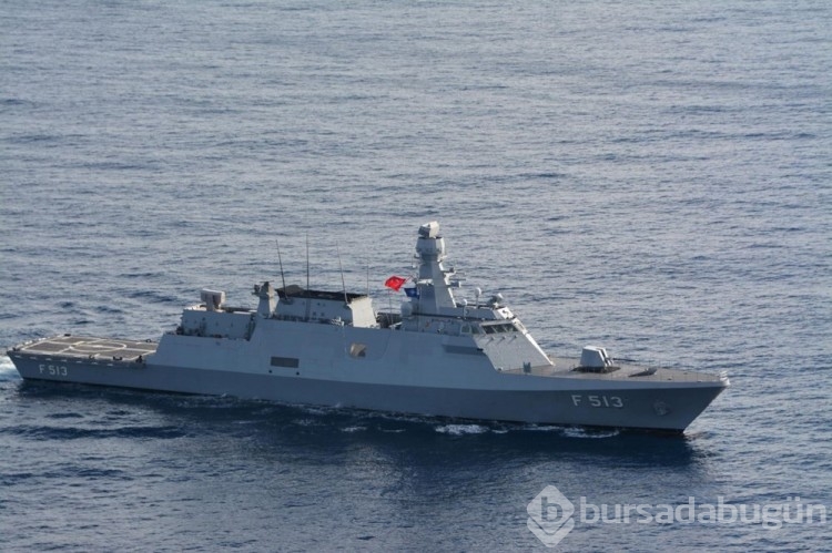 TCG BURGAZADA'nın Doğu Akdeniz'deki görevi başladı
