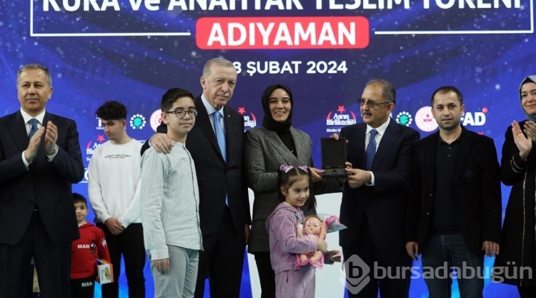 Adıyaman Deprem Konutları Kura ve Anahtar Teslim Töreni
