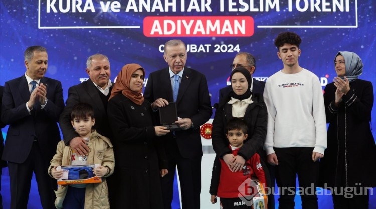 Adıyaman Deprem Konutları Kura ve Anahtar Teslim Töreni
