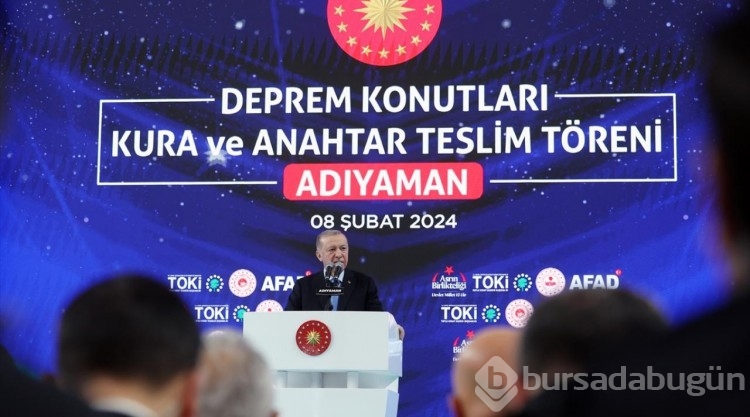 Adıyaman Deprem Konutları Kura ve Anahtar Teslim Töreni
