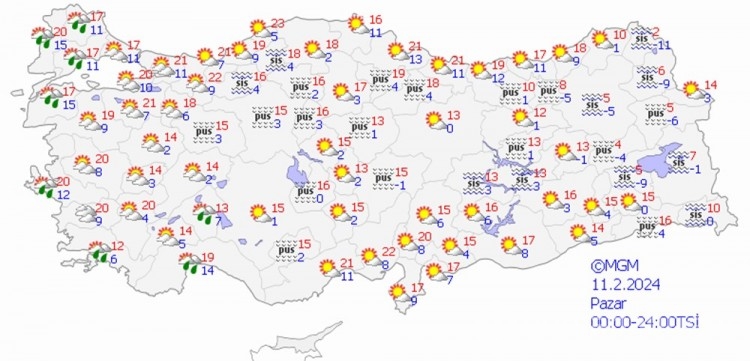 Meteoroloji'den 15 il için sarı kodlu uyarı 