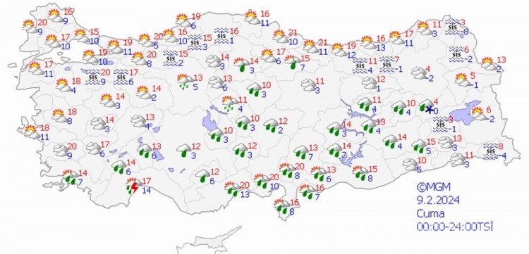 Meteoroloji'den 15 il için sarı kodlu uyarı 