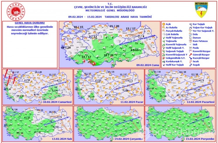 Meteoroloji'den 15 il için sarı kodlu uyarı 