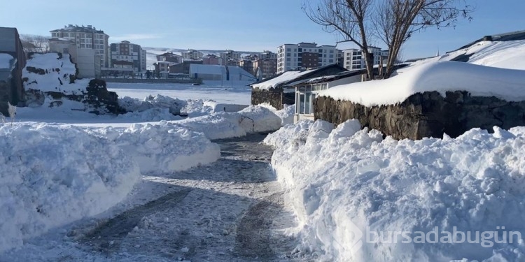 Ardahan'da son 55 yılın en yoğun kar yağışı