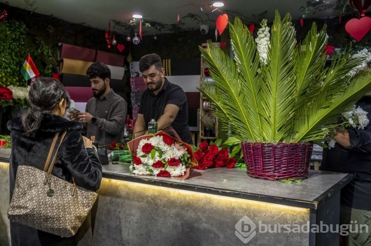 Çiçekçilerde 14 Şubat yoğunluğu
