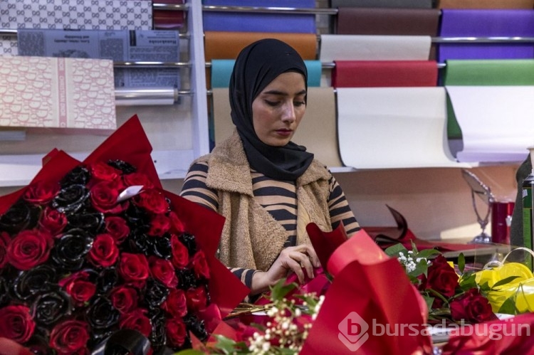 Çiçekçilerde 14 Şubat yoğunluğu
