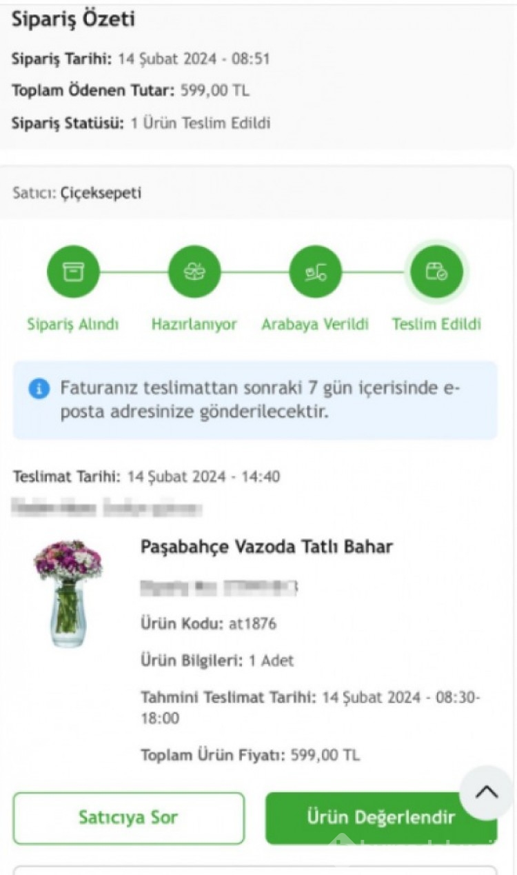Sevgililer Günü'nde Çiçek Sepeti rezaleti