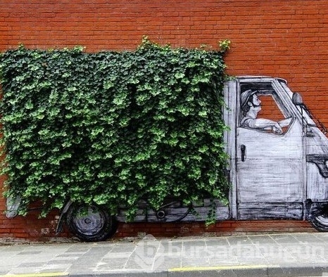 Sokak sanatçılarından en etkileyici sanatlar
