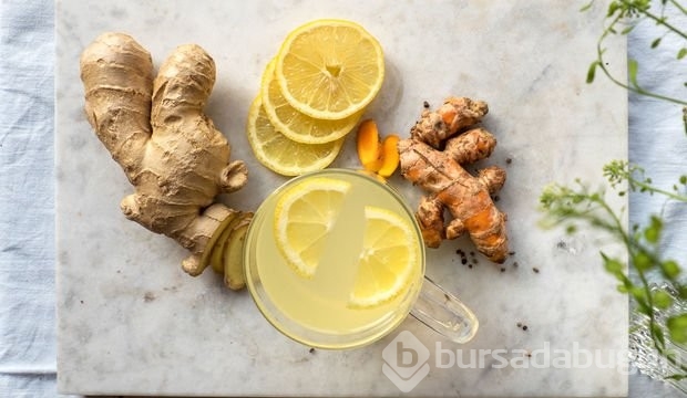 Bağışıklığı güçlendirip hastalığı engelleyen zencefil ve limonlu karışım