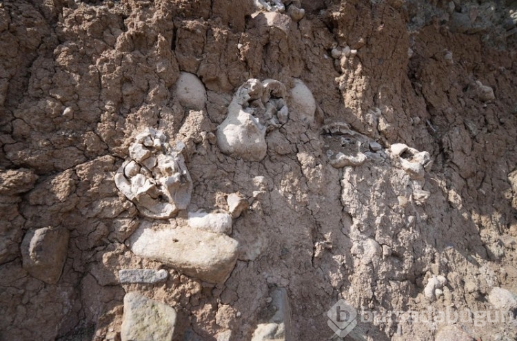 Niğde'de bir köyde vatandaşlar 25 metrede bulundu