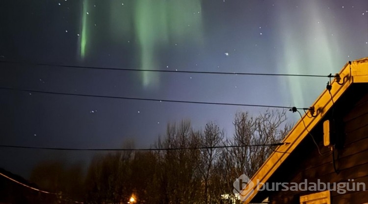 Norveç'in kuzey kutup dairesindeki Tromso kentinde "Kuzey Işıkları"
