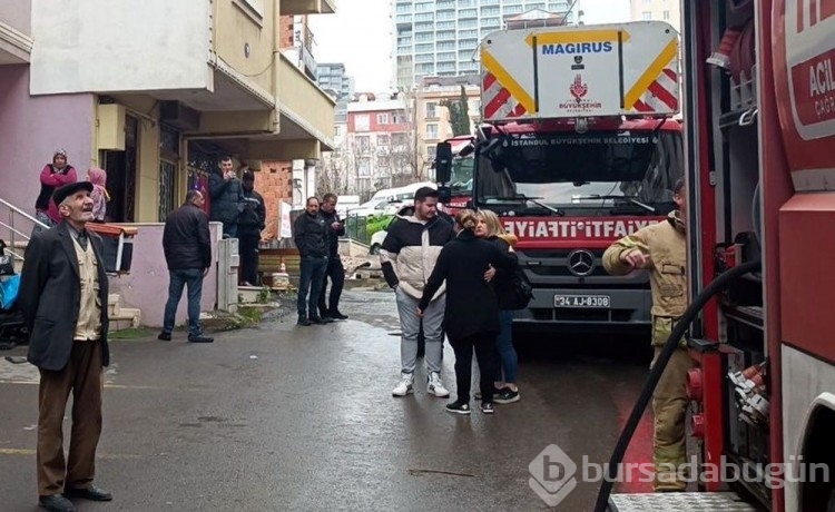Maltepe'de yangın paniği