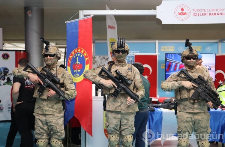 Devlet Teşvikleri fuarında Bursa İl Jandarma Komutanlığı standı en çok ilgiyi gördü