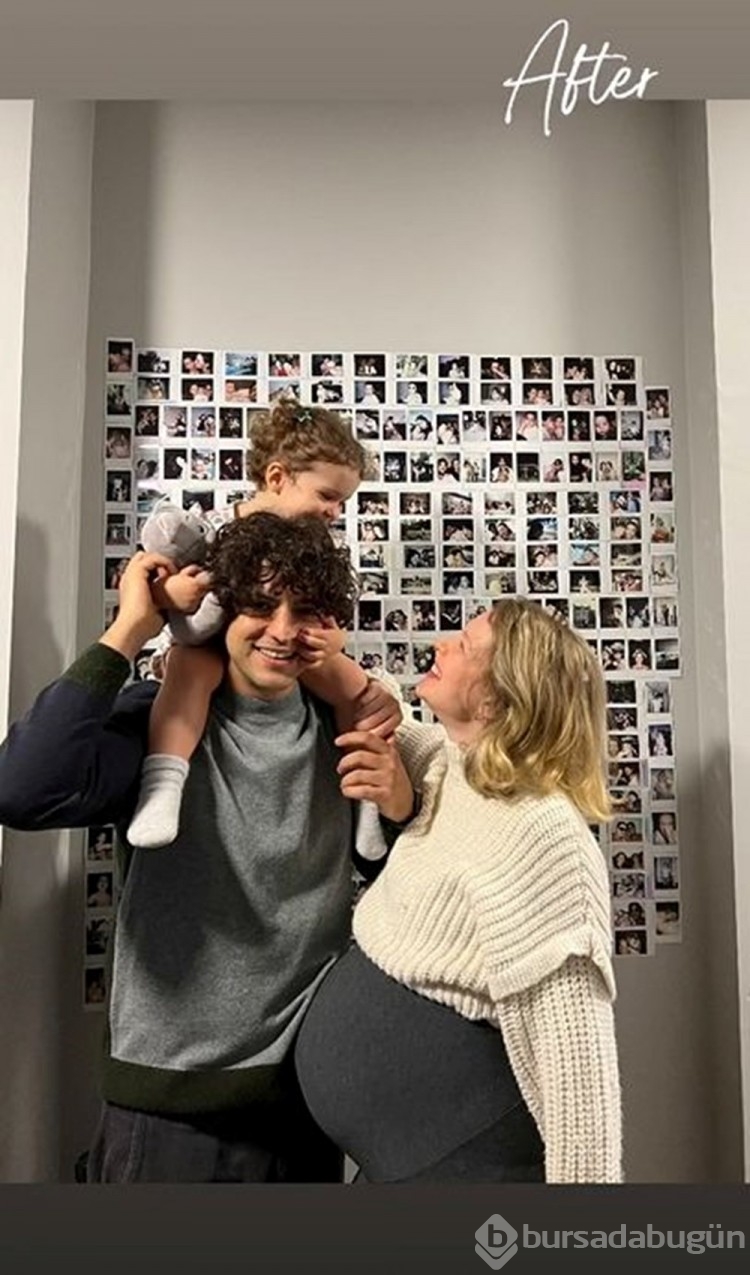 İkinci kez anne olmak için gün sayan Ece Çeşmioğlu'ndan mutlu aile pozu
